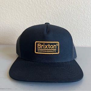NEW Brixton Men's Logo Snapback Trucker Hat